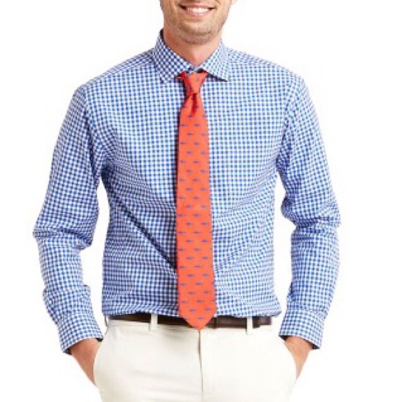 SOLD 💛 vineyard vines // cooper gingham shirt - Picture 5 of 6